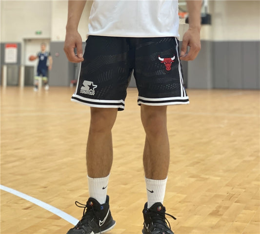 North American Original Fans Embroider Shorts Spot Joint Name Athleisure Fitness American Basketball Shorts!