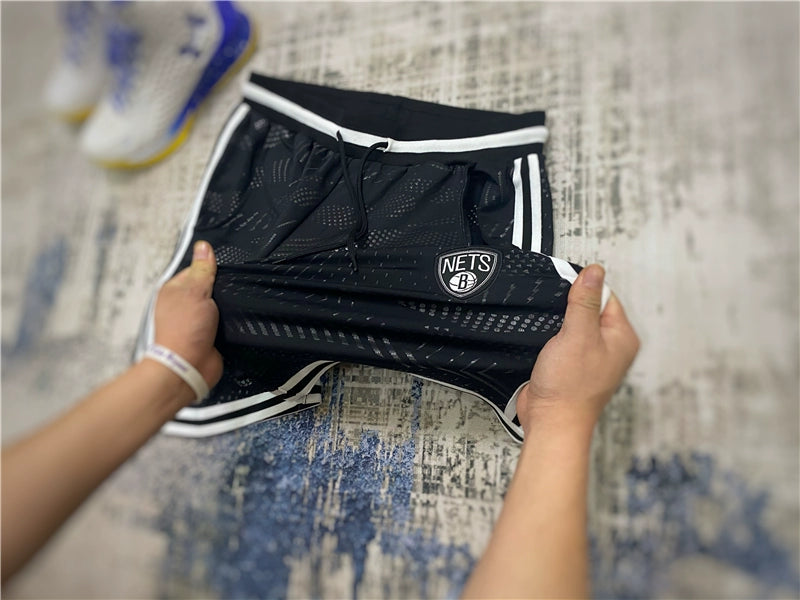 North American Original Fans Embroider Shorts Spot Joint Name Athleisure Fitness American Basketball Shorts!