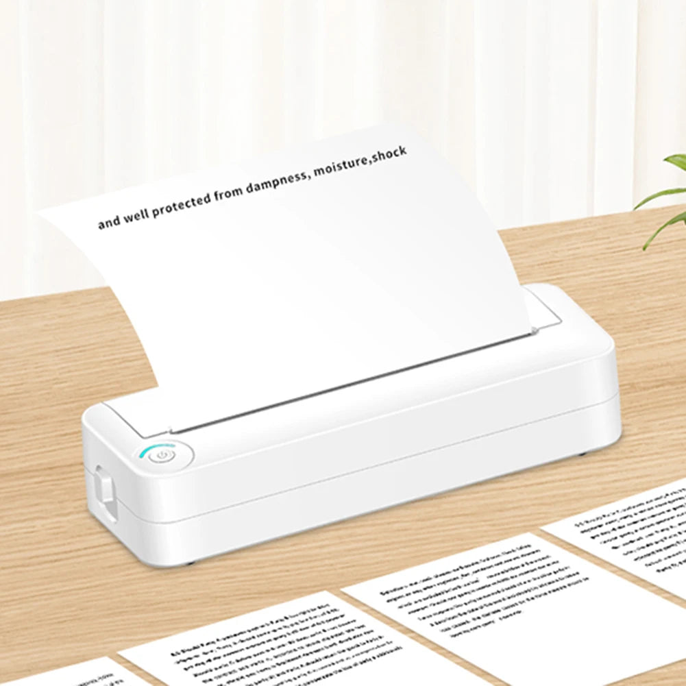 Mobile Thermal Printer A4 Wireless/Bluetooth Printer