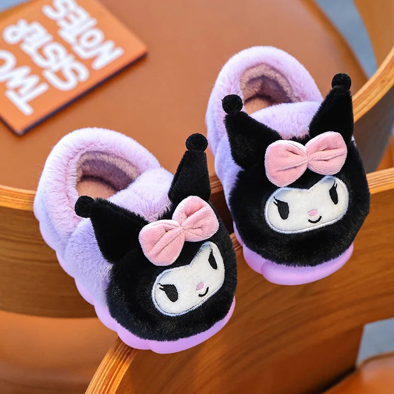 Hello Kitty Cotton Slippers For Children's Indoor Shoes Cottonslipper Non-slip