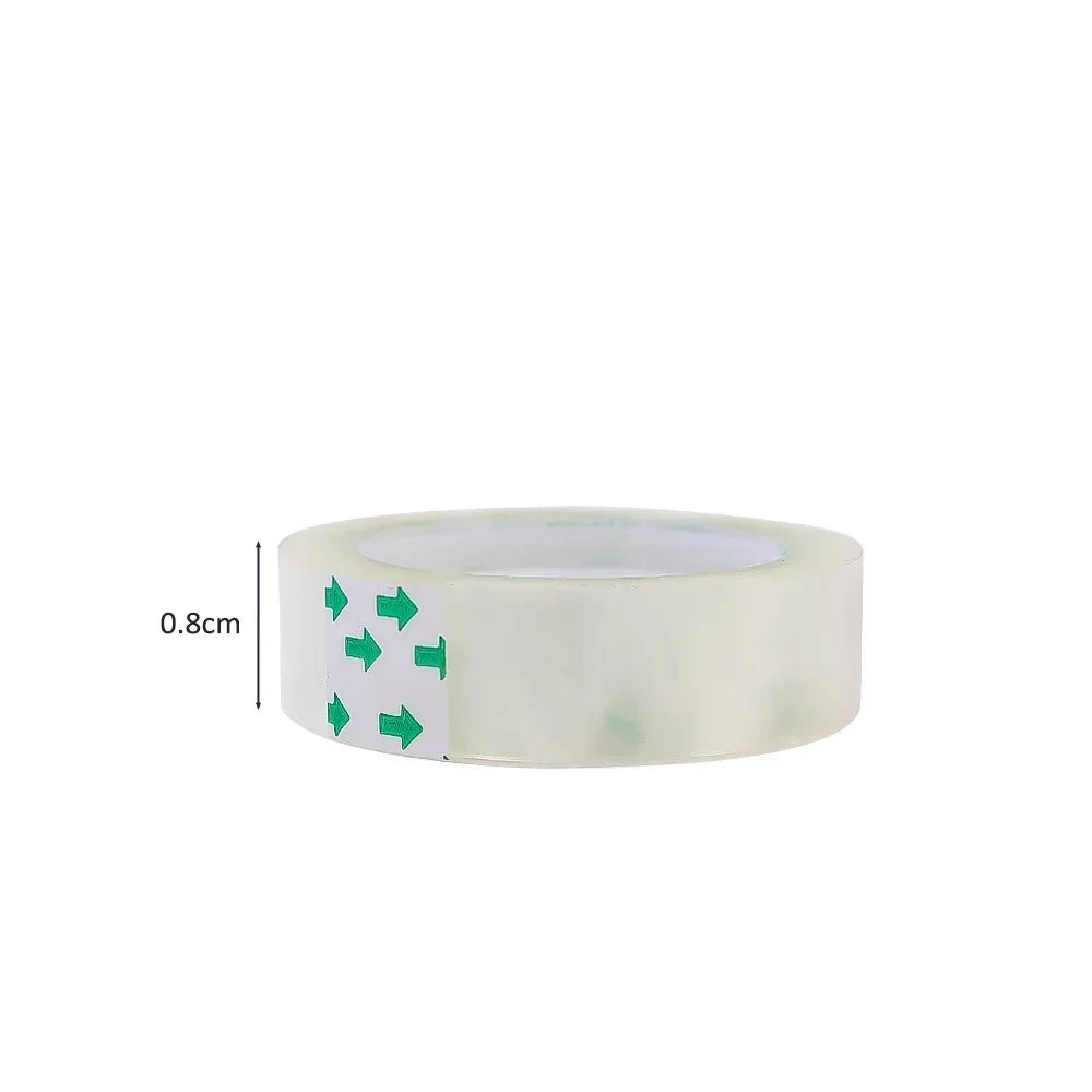 Rolls Premium Transparent Tape 0.8cm 1.2cm 1.8cm Multipurpose Adhesive Tape 10/5/1