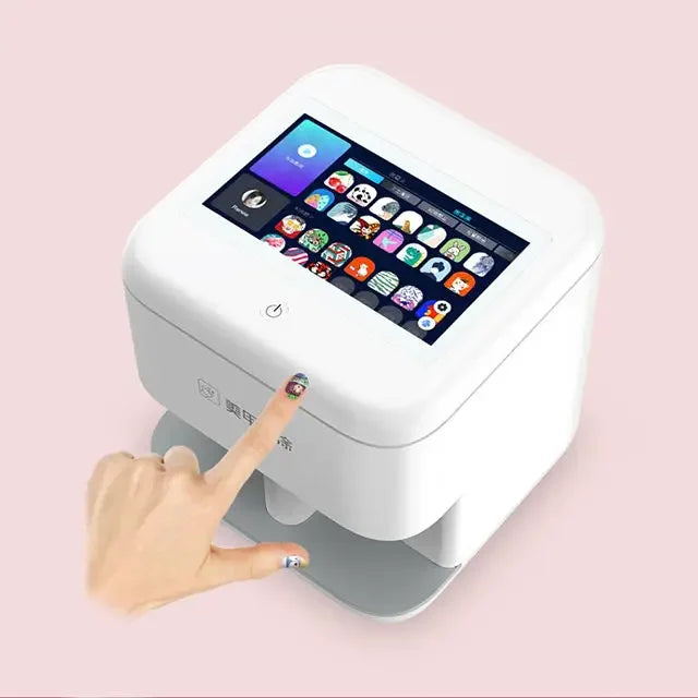 Portable Digital Intelligent 3D Touch Screen Autatic Nail Printing Machine