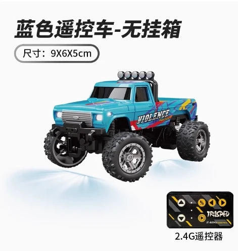 1/64 RC Car Mini Off-road Climbing Car Alloy Model 2.4G Radio Mini Remote Control Car Model Toy Gift