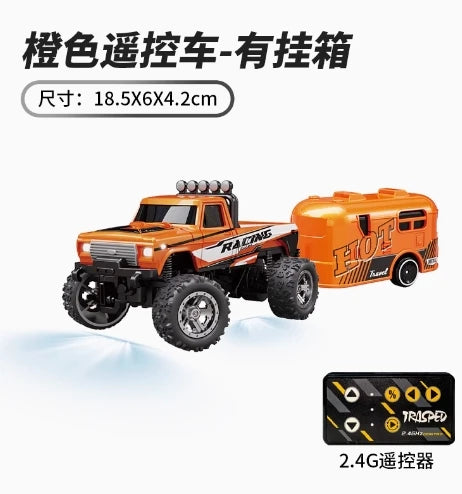 1/64 RC Car Mini Off-road Climbing Car Alloy Model 2.4G Radio Mini Remote Control Car Model Toy Gift