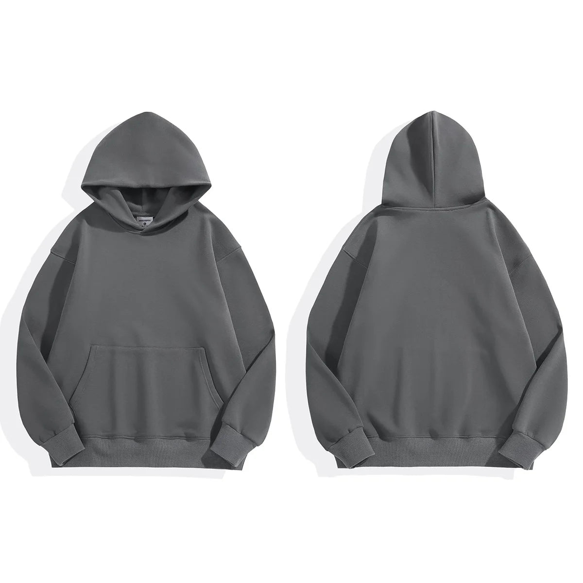 16.9oz 480gsm Heavy Weight Cotton Polar Fleece Pullover Hoodie Unisex Sweatshirt