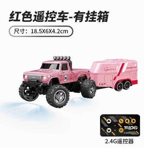 1/64 RC Car Mini Off-road Climbing Car Alloy Model 2.4G Radio Mini Remote Control Car Model Toy Gift