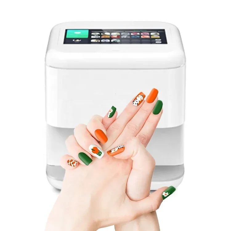 Professional 3d 5 finger nail printer spa pedicure chairs and Nail printer