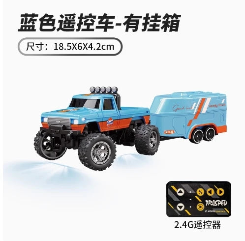 1/64 RC Car Mini Off-road Climbing Car Alloy Model 2.4G Radio Mini Remote Control Car Model Toy Gift