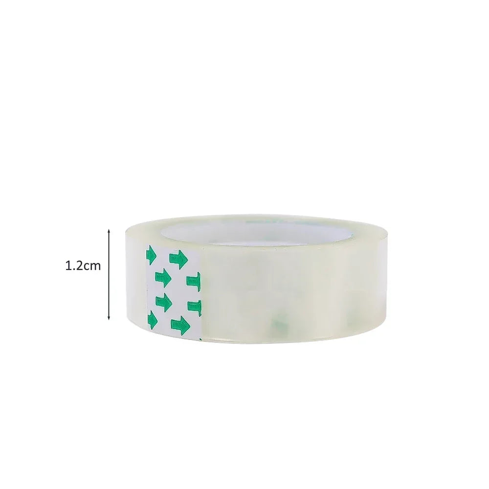 Rolls Premium Transparent Tape 0.8cm 1.2cm 1.8cm Multipurpose Adhesive Tape 10/5/1