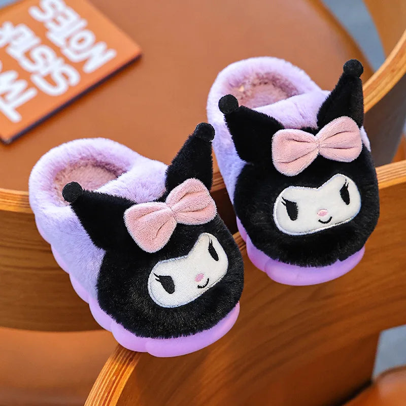 Hello Kitty Cotton Slippers For Children's Indoor Shoes Cottonslipper Non-slip