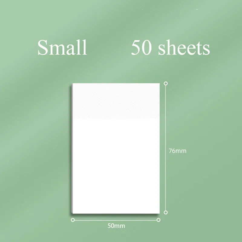 50sheets Transparent Posted it Sticky Note Pads Notepad