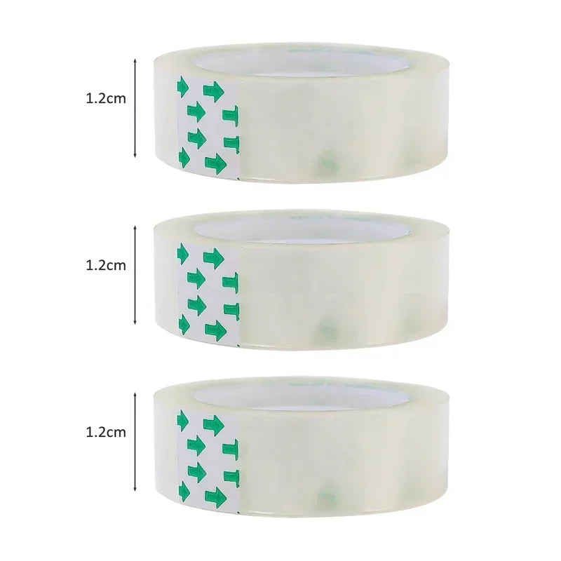 Rolls Premium Transparent Tape 0.8cm 1.2cm 1.8cm Multipurpose Adhesive Tape 10/5/1