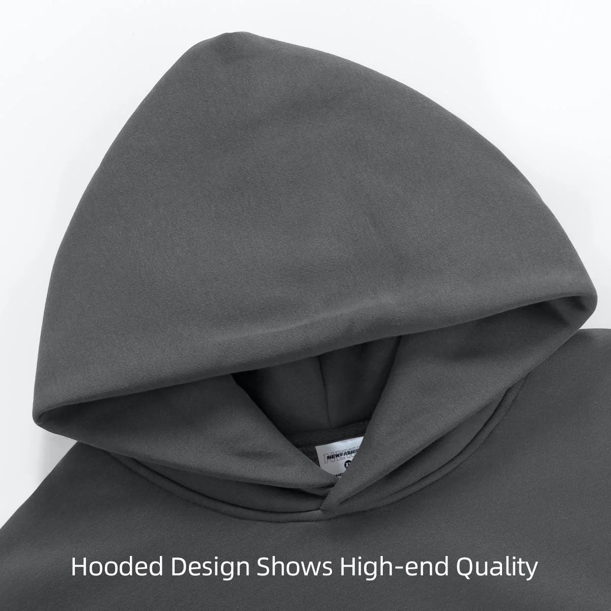 16.9oz 480gsm Heavy Weight Cotton Polar Fleece Pullover Hoodie Unisex Sweatshirt