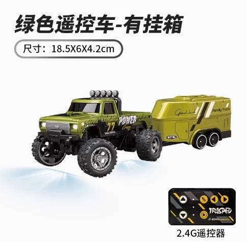 1/64 RC Car Mini Off-road Climbing Car Alloy Model 2.4G Radio Mini Remote Control Car Model Toy Gift