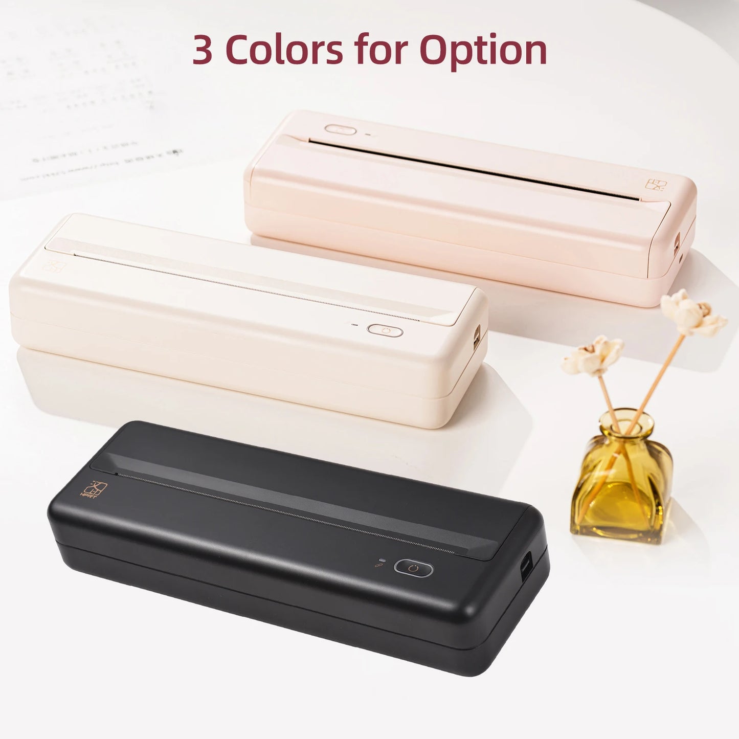 A4 Portable Paper Printer Thermal Printing Wireless Bluetooth