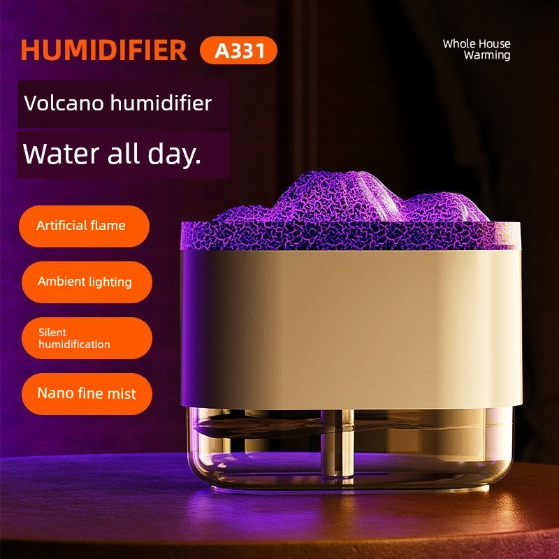 Planet Volcano Humidifier For Home Bedroom Seven-Color Aroma Diffuser