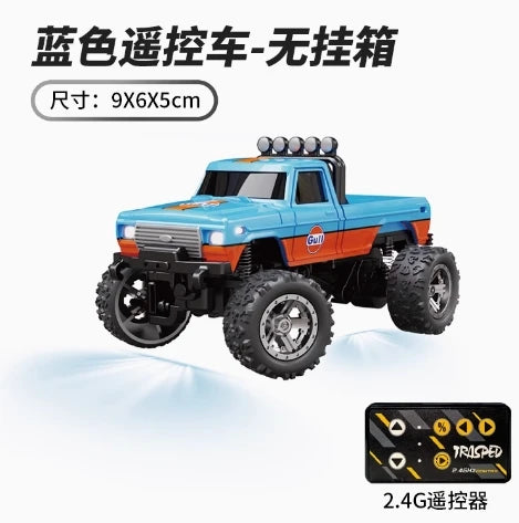 1/64 RC Car Mini Off-road Climbing Car Alloy Model 2.4G Radio Mini Remote Control Car Model Toy Gift