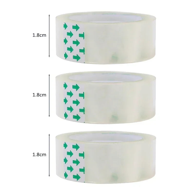 Rolls Premium Transparent Tape 0.8cm 1.2cm 1.8cm Multipurpose Adhesive Tape 10/5/1