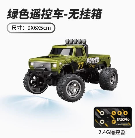 1/64 RC Car Mini Off-road Climbing Car Alloy Model 2.4G Radio Mini Remote Control Car Model Toy Gift