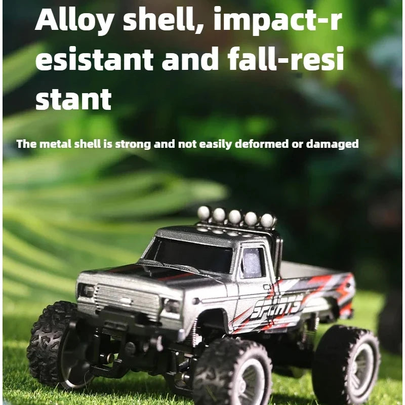 1/64 RC Car Mini Off-road Climbing Car Alloy Model 2.4G Radio Mini Remote Control Car Model Toy Gift