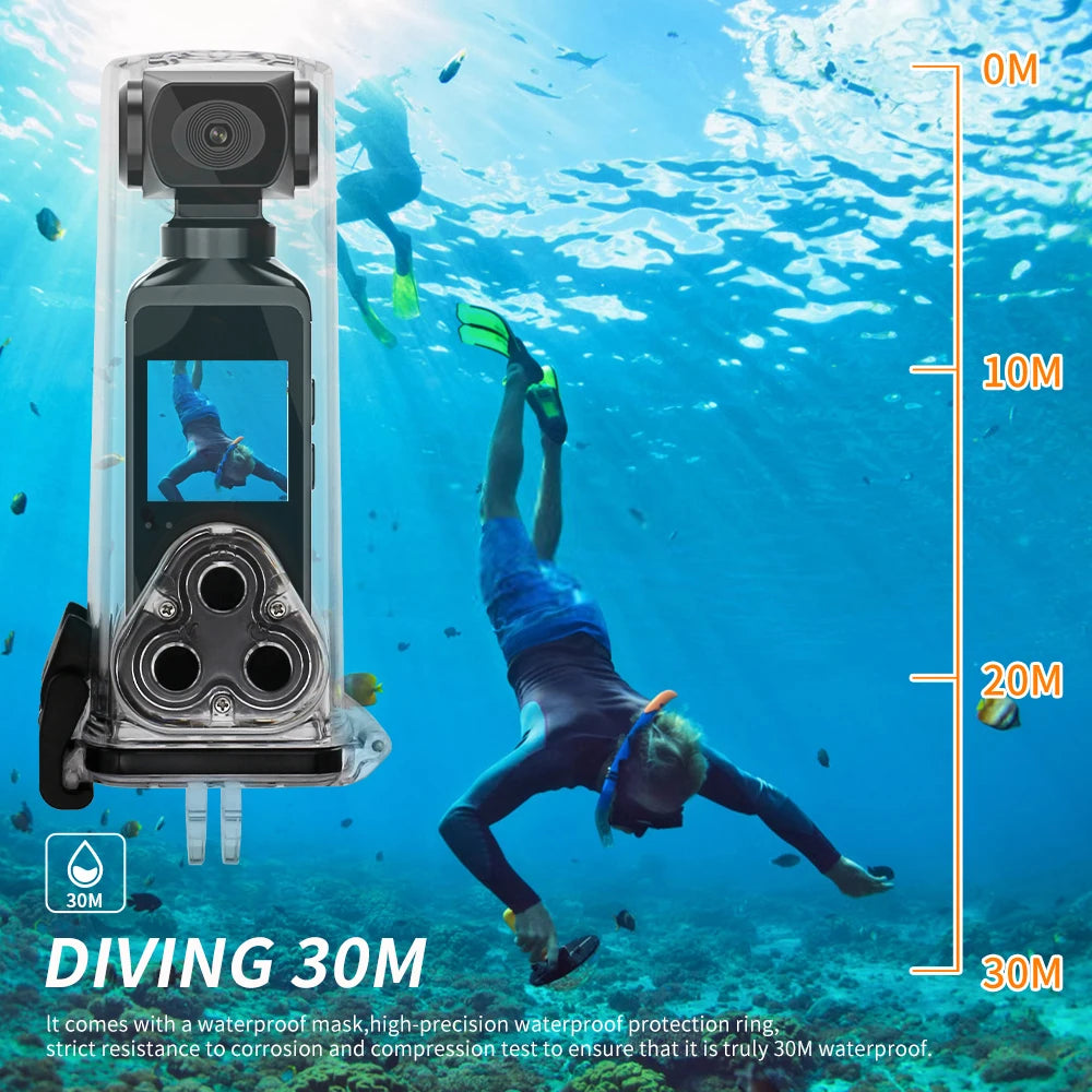 4K 1080P HD Cam 1.3" LCD Screen 270° Rotatable Wifi Mini sports Camera with Waterproof Case Motion Cameras