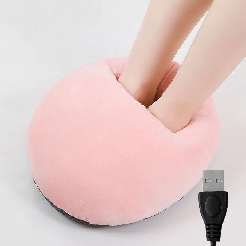 5V/2A USB Electric Foot Warmer  Heating Pad Winter Warming Plush