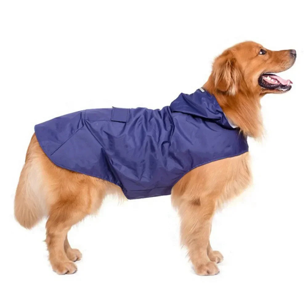 Dog Raincoat Waterproof Hoodie Jacket Pet Poncho