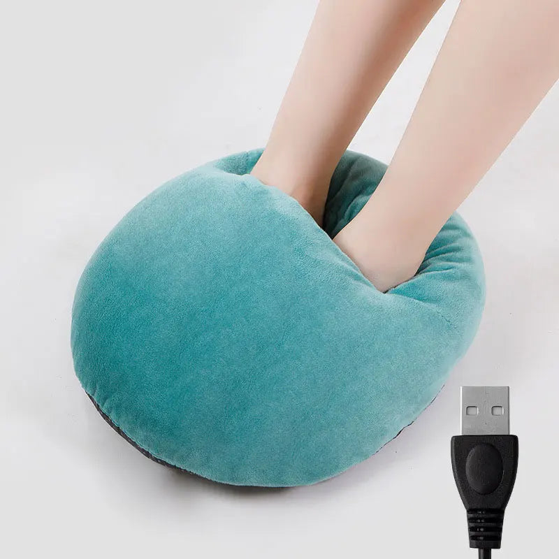 5V/2A USB Electric Foot Warmer  Heating Pad Winter Warming Plush