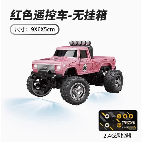 1/64 RC Car Mini Off-road Climbing Car Alloy Model 2.4G Radio Mini Remote Control Car Model Toy Gift