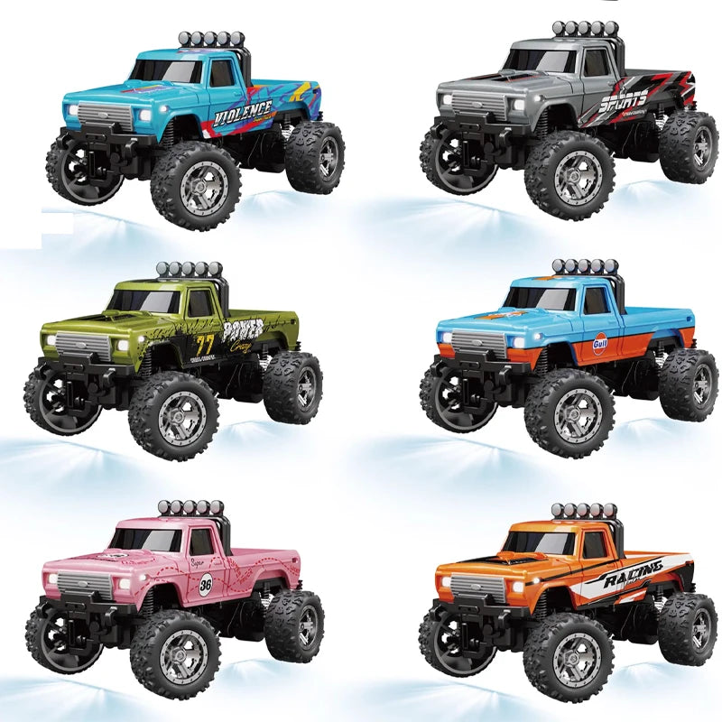 1/64 RC Car Mini Off-road Climbing Car Alloy Model 2.4G Radio Mini Remote Control Car Model Toy Gift